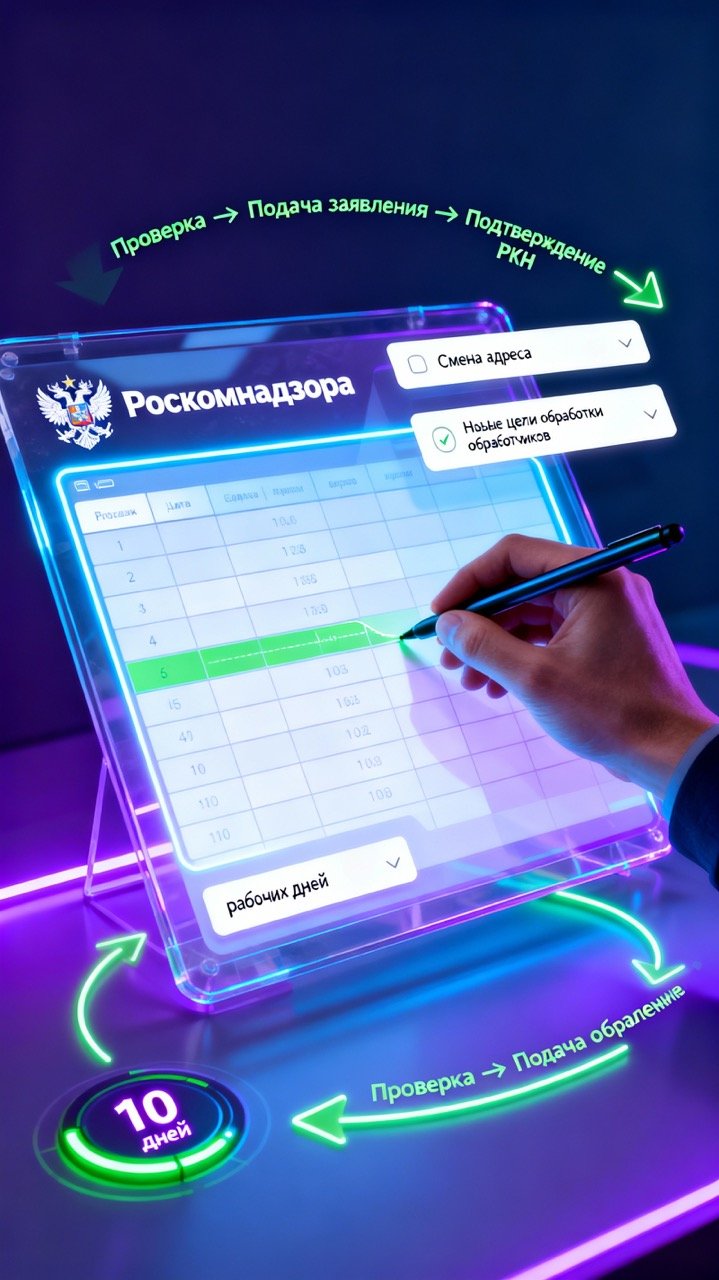 Внесение изменений в реестр операторов ПДн: когда требуется и как провести
